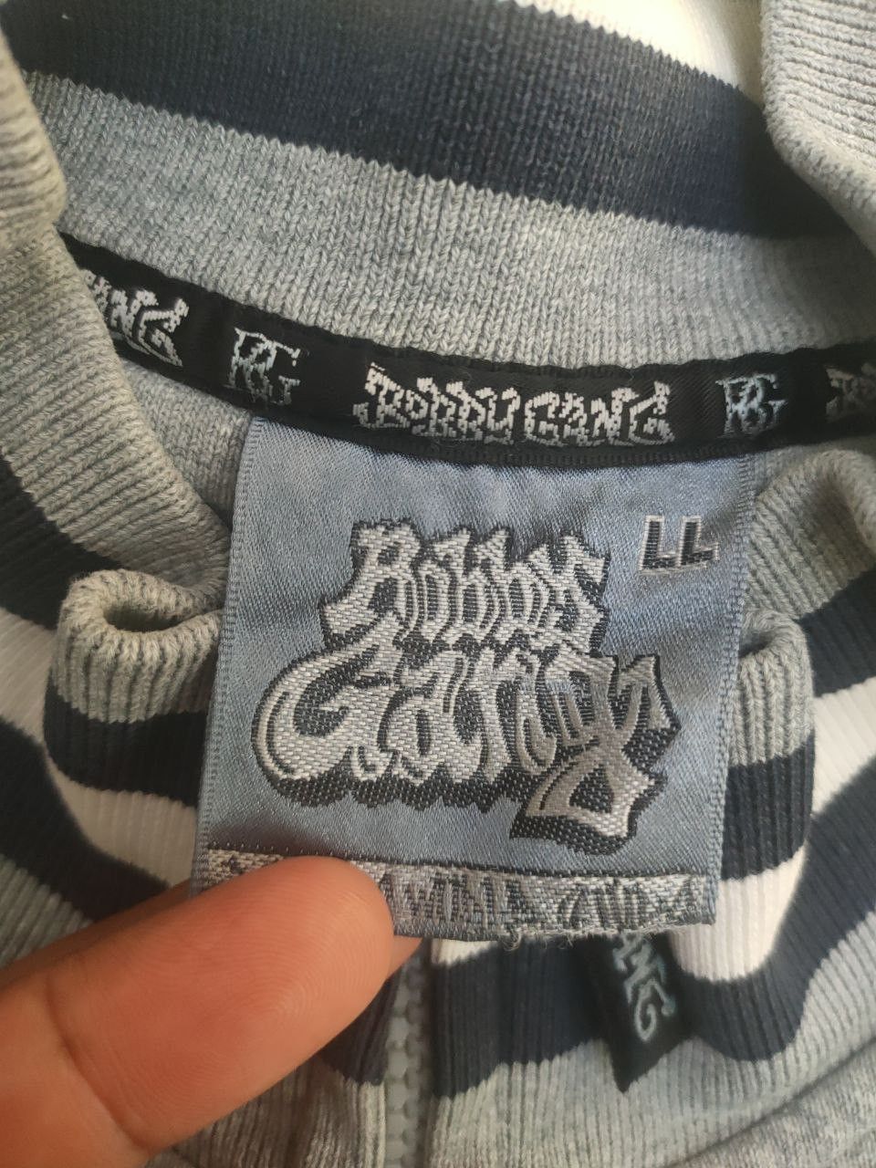 Japanese Brand Bobbygang Hiphop Zipper Sweatshirt Size US XXL / EU 58 / 5 - 5 Thumbnail