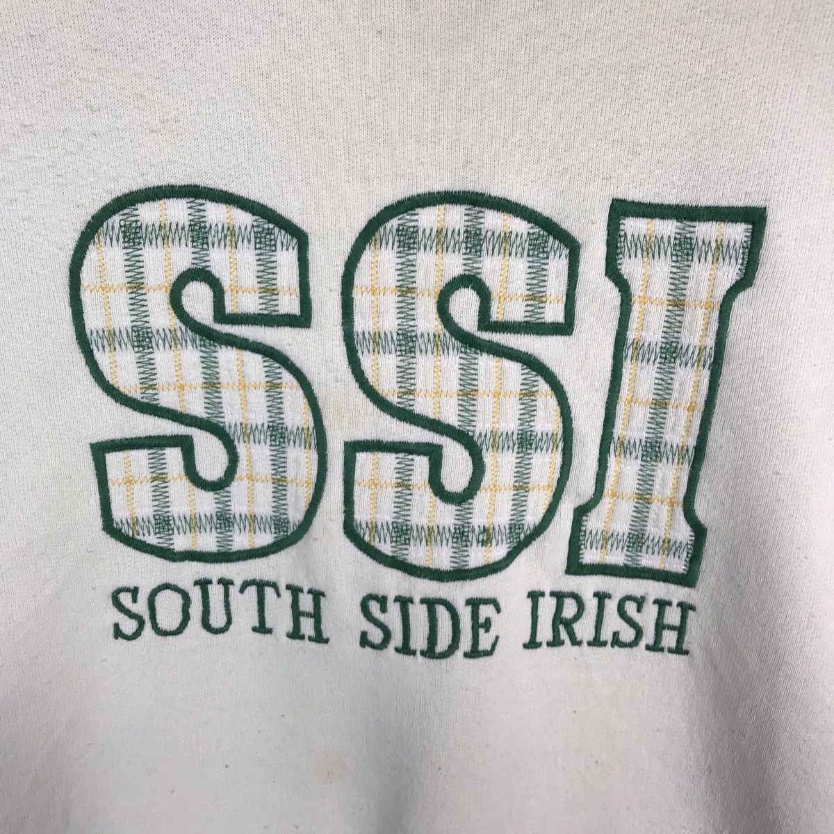 Vintage Vintage 90s South Side Irish Embroidery Sweatshirt Size US XXL / EU 58 / 5 - 4 Thumbnail