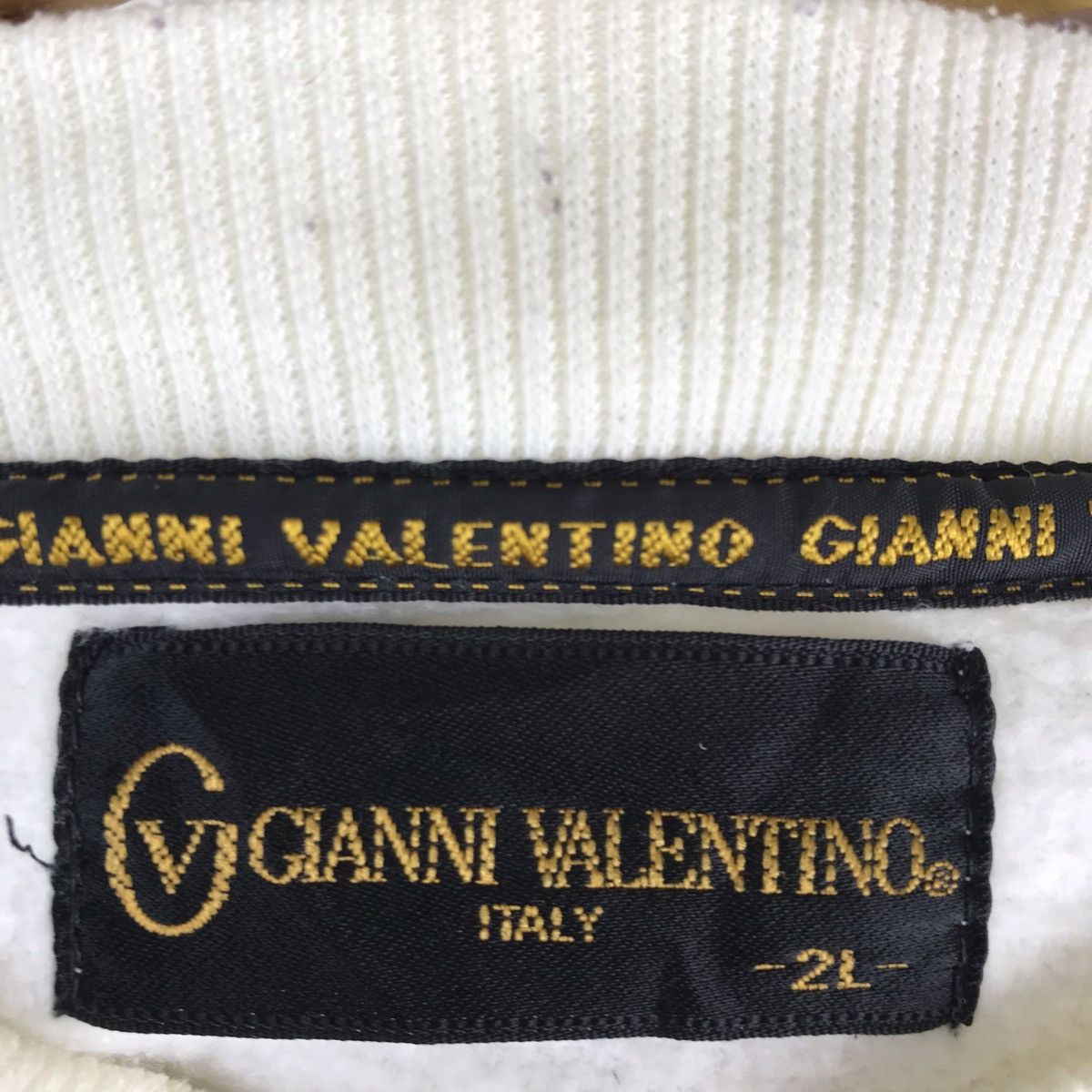 Gianni Valentino × Valentino Vintage Gianni Valentino Italy Logo Embroidery Sweatshirt Size US XL / EU 56 / 4 - 9 Thumbnail