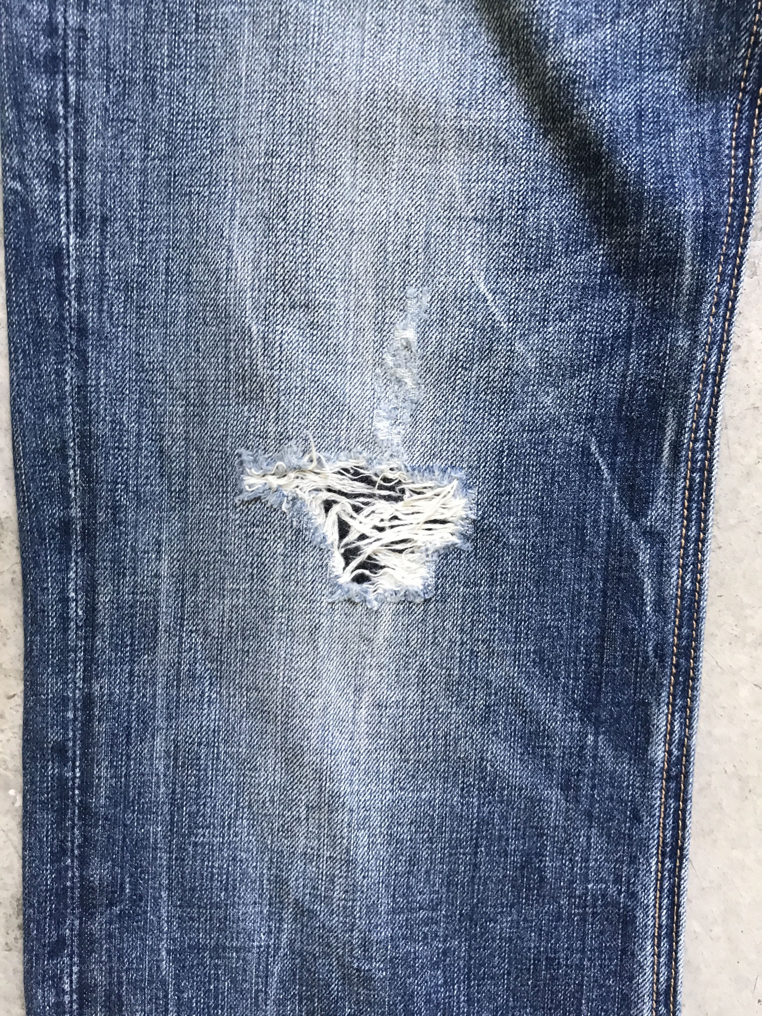 Cult Of Individuality D75 CULT OF INDIVIDUALITY Brutal Distressed Denim Size US 33 - 5 Thumbnail