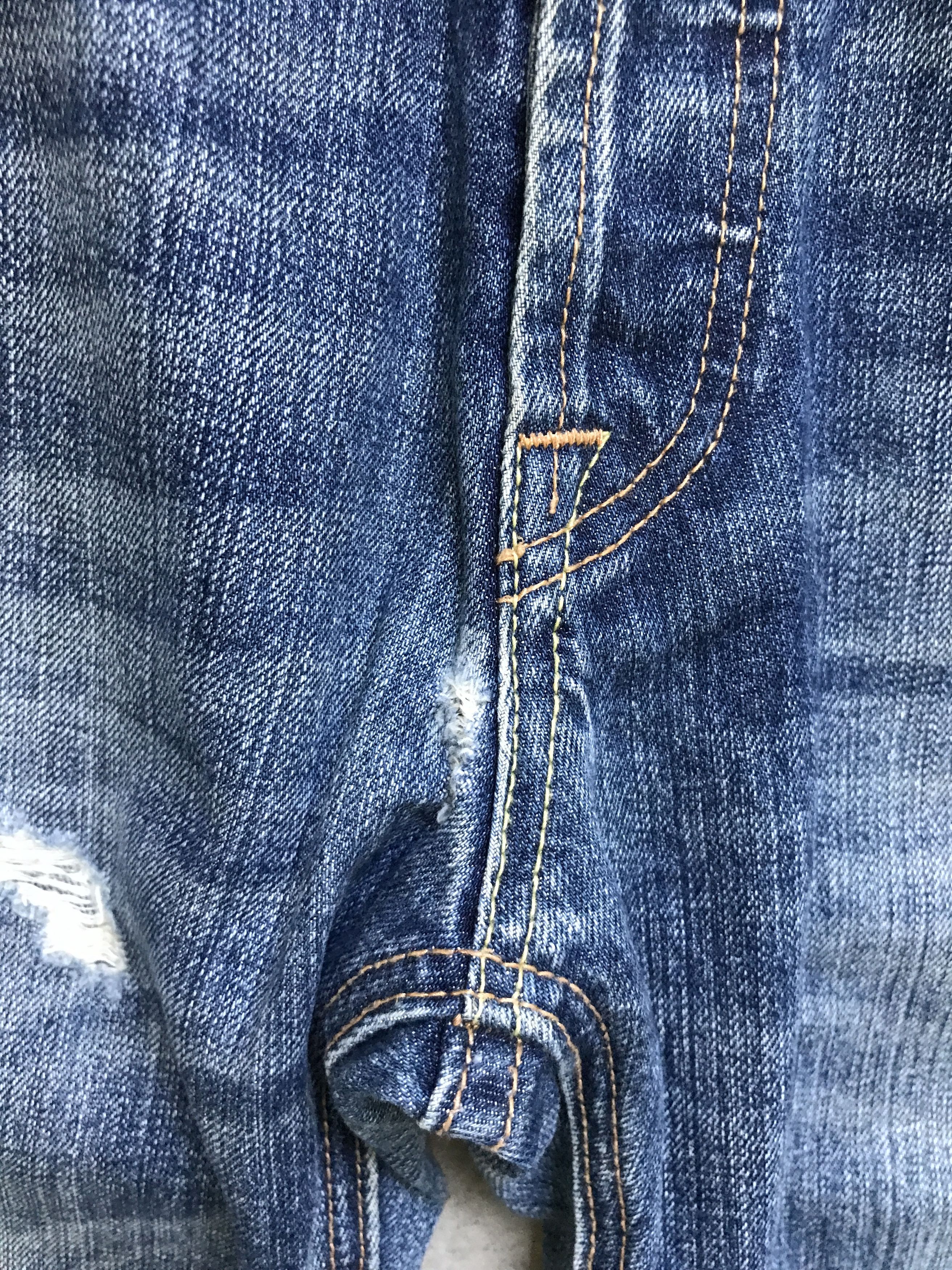 Cult Of Individuality D75 CULT OF INDIVIDUALITY Brutal Distressed Denim Size US 33 - 12 Thumbnail
