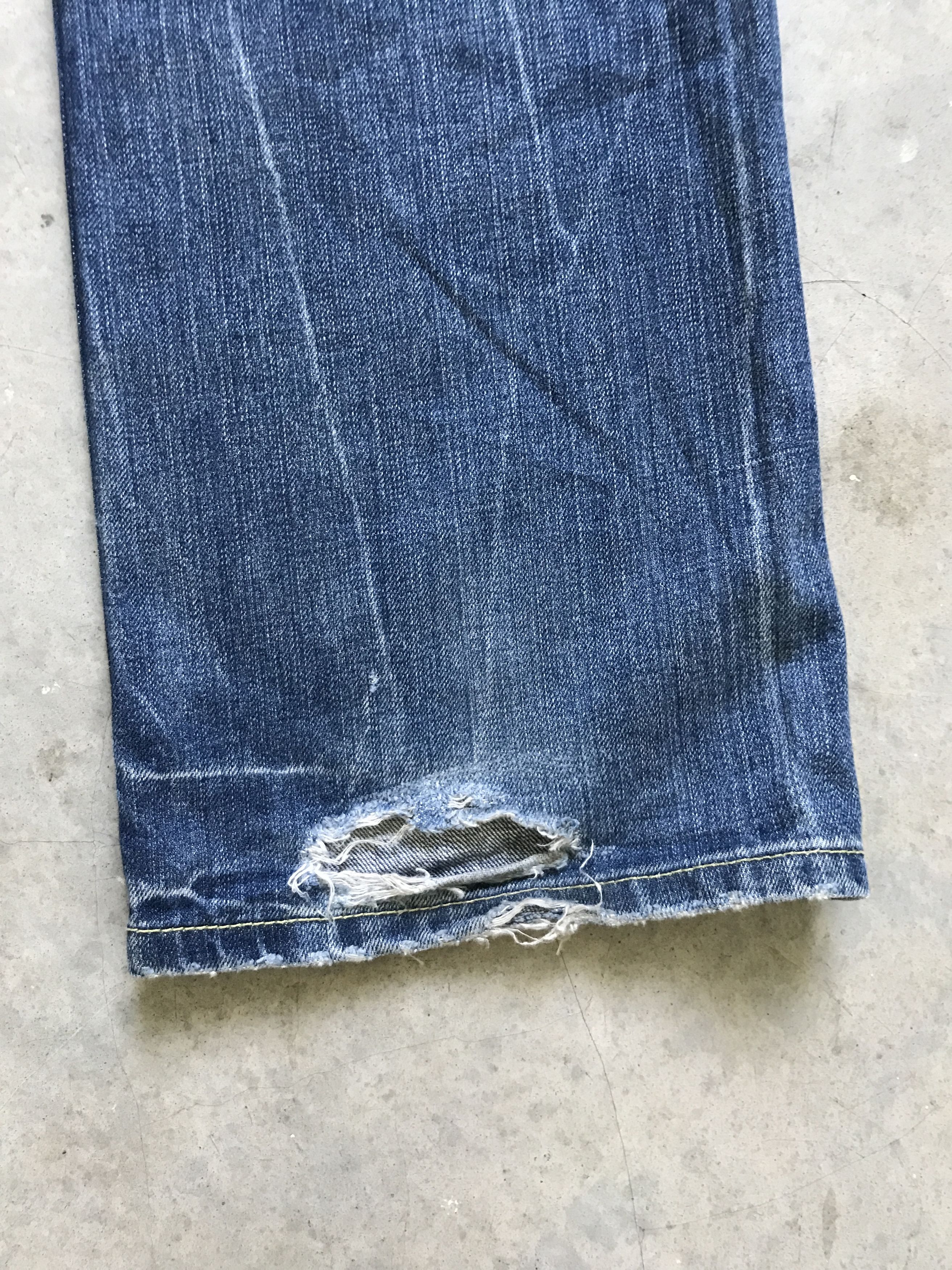 Cult Of Individuality D75 CULT OF INDIVIDUALITY Brutal Distressed Denim Size US 33 - 19 Thumbnail