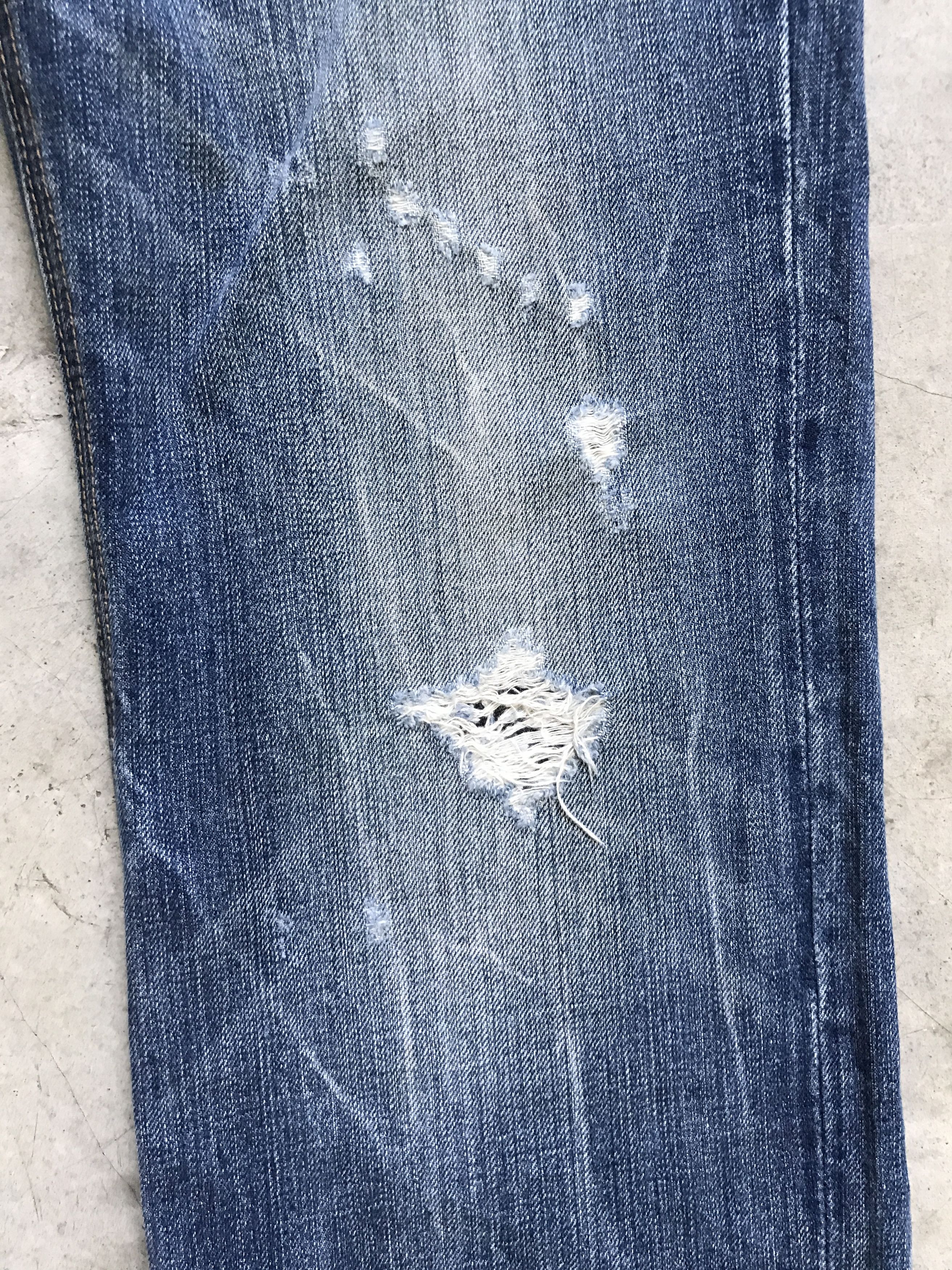 Cult Of Individuality D75 CULT OF INDIVIDUALITY Brutal Distressed Denim Size US 33 - 6 Thumbnail