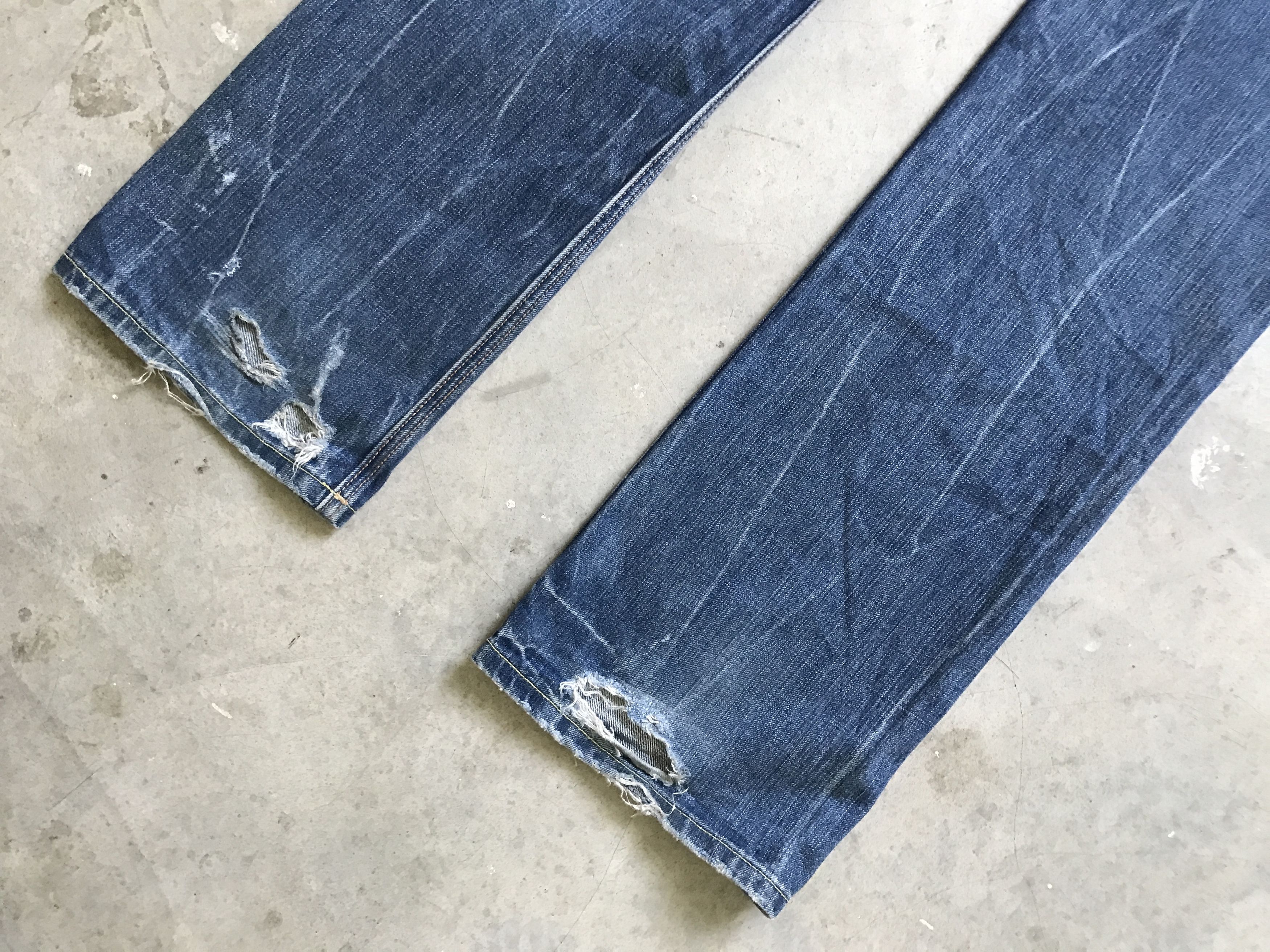 Cult Of Individuality D75 CULT OF INDIVIDUALITY Brutal Distressed Denim Size US 33 - 17 Thumbnail