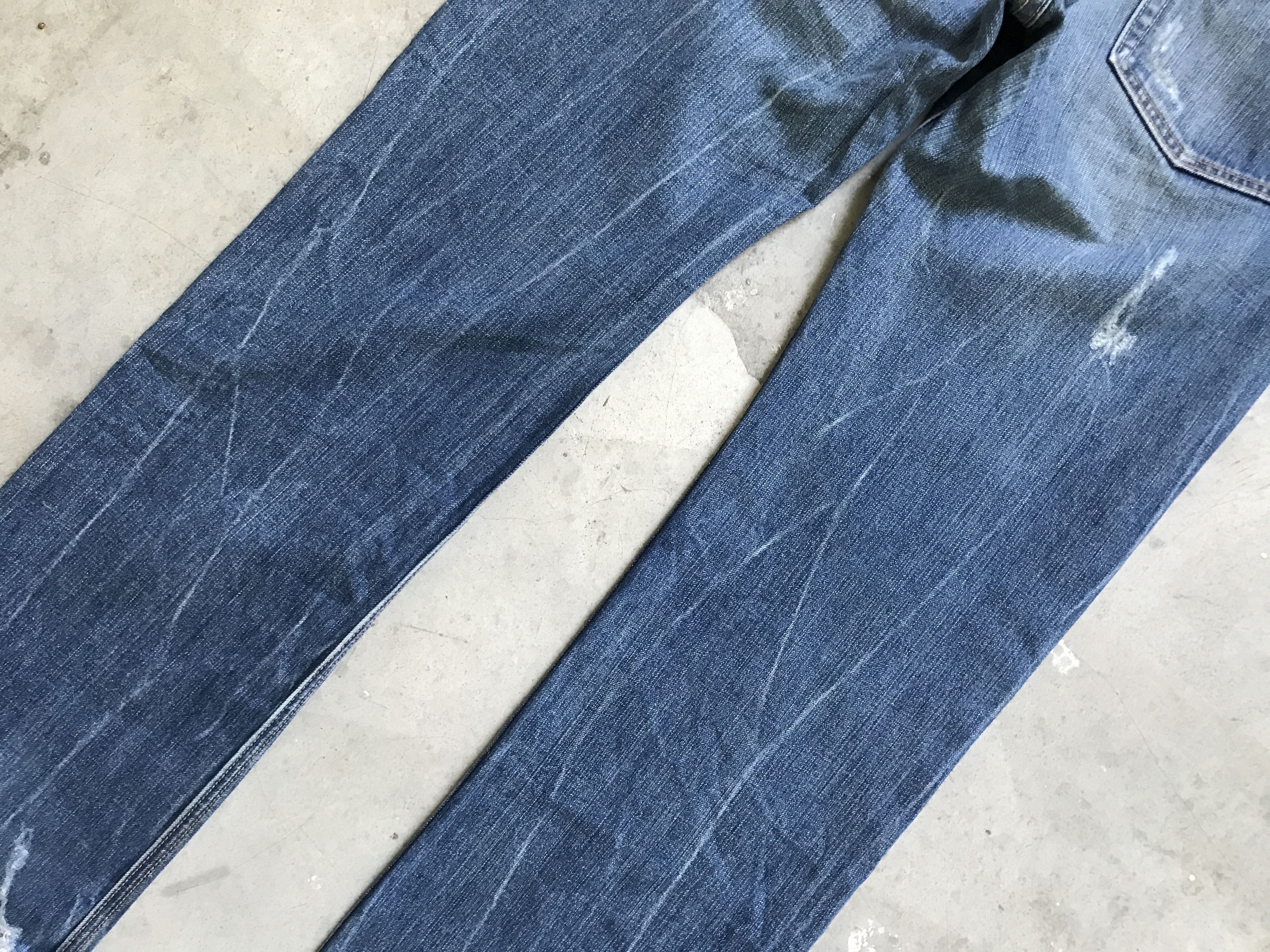 Cult Of Individuality D75 CULT OF INDIVIDUALITY Brutal Distressed Denim Size US 33 - 16 Thumbnail