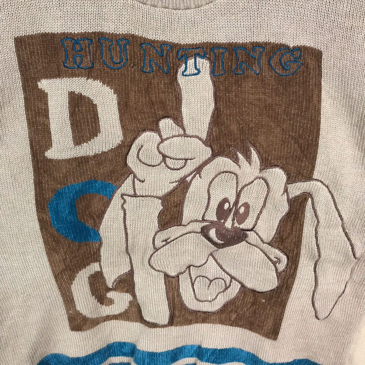 Vintage Vintage Dog Hunting Logo-Embroidery Sweatshirt Size US L / EU 52-54 / 3 - 2 Thumbnail