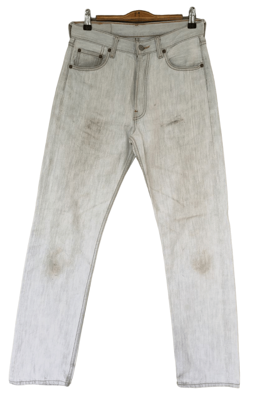 Levi's 90s Vintage Levis 501 Worn Denim Size US 29 - 1 Thumbnail