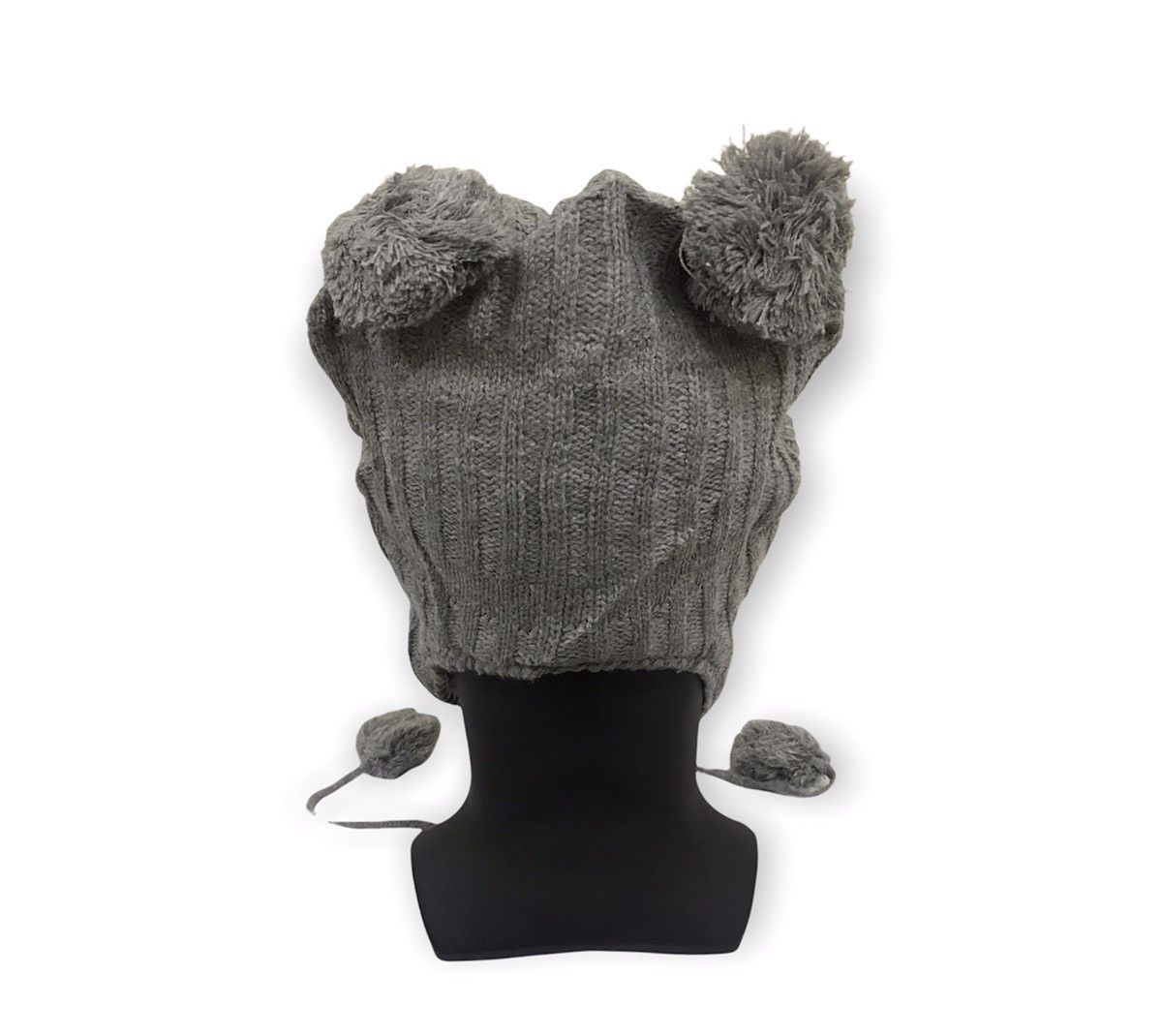 Japanese Brand Japanese Brand Earflap Plain Beanie Hat Size ONE SIZE - 5 Thumbnail