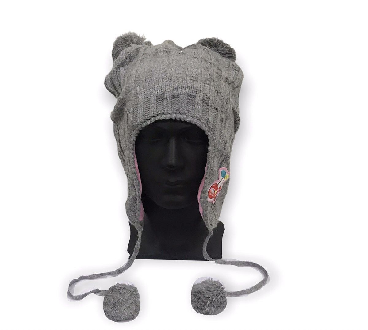 Japanese Brand Japanese Brand Earflap Plain Beanie Hat Size ONE SIZE - 2 Thumbnail