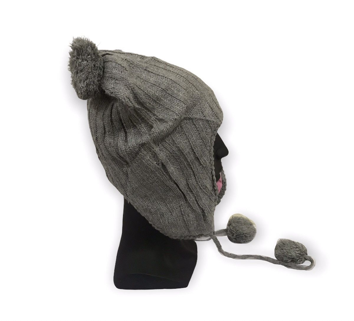 Japanese Brand Japanese Brand Earflap Plain Beanie Hat Size ONE SIZE - 7 Thumbnail