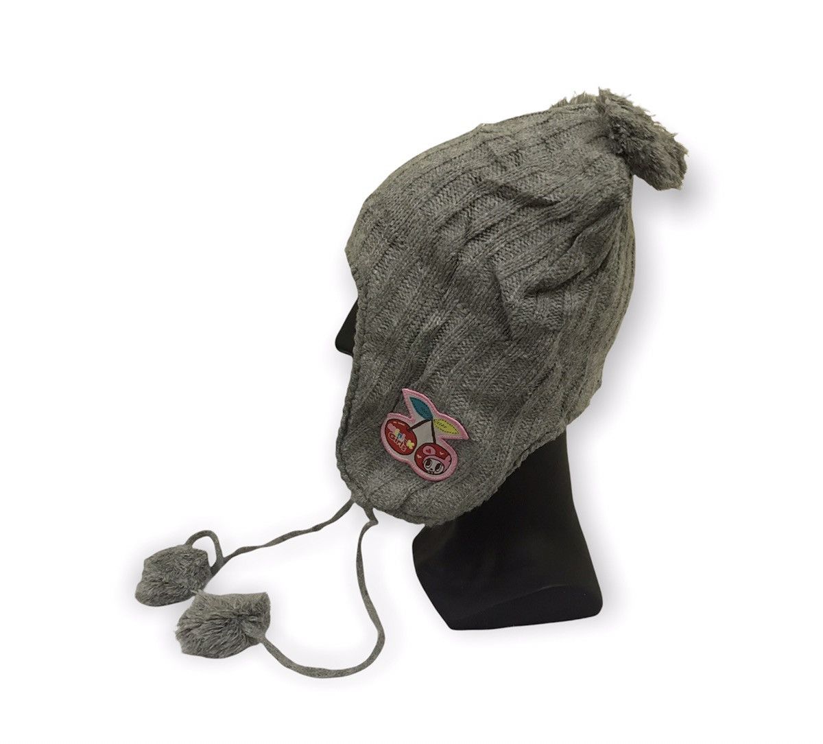 Japanese Brand Japanese Brand Earflap Plain Beanie Hat Size ONE SIZE - 3 Thumbnail
