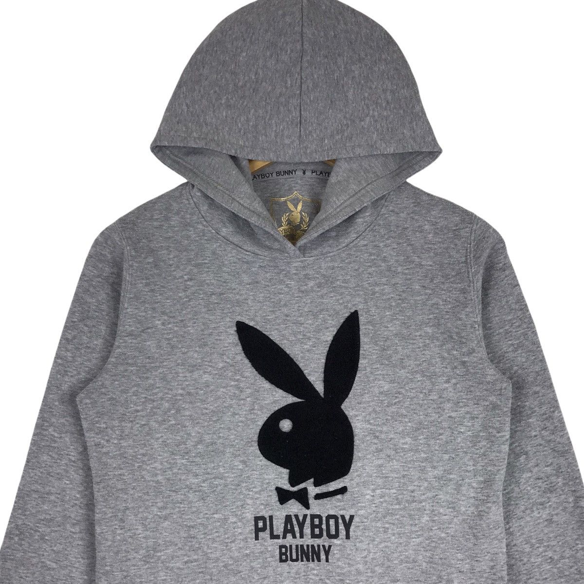 Playboy Vintage Playboy Bunny Embroidery Hoodie Pullover Sweatshirt Size US M / EU 48-50 / 2 - 2 Thumbnail