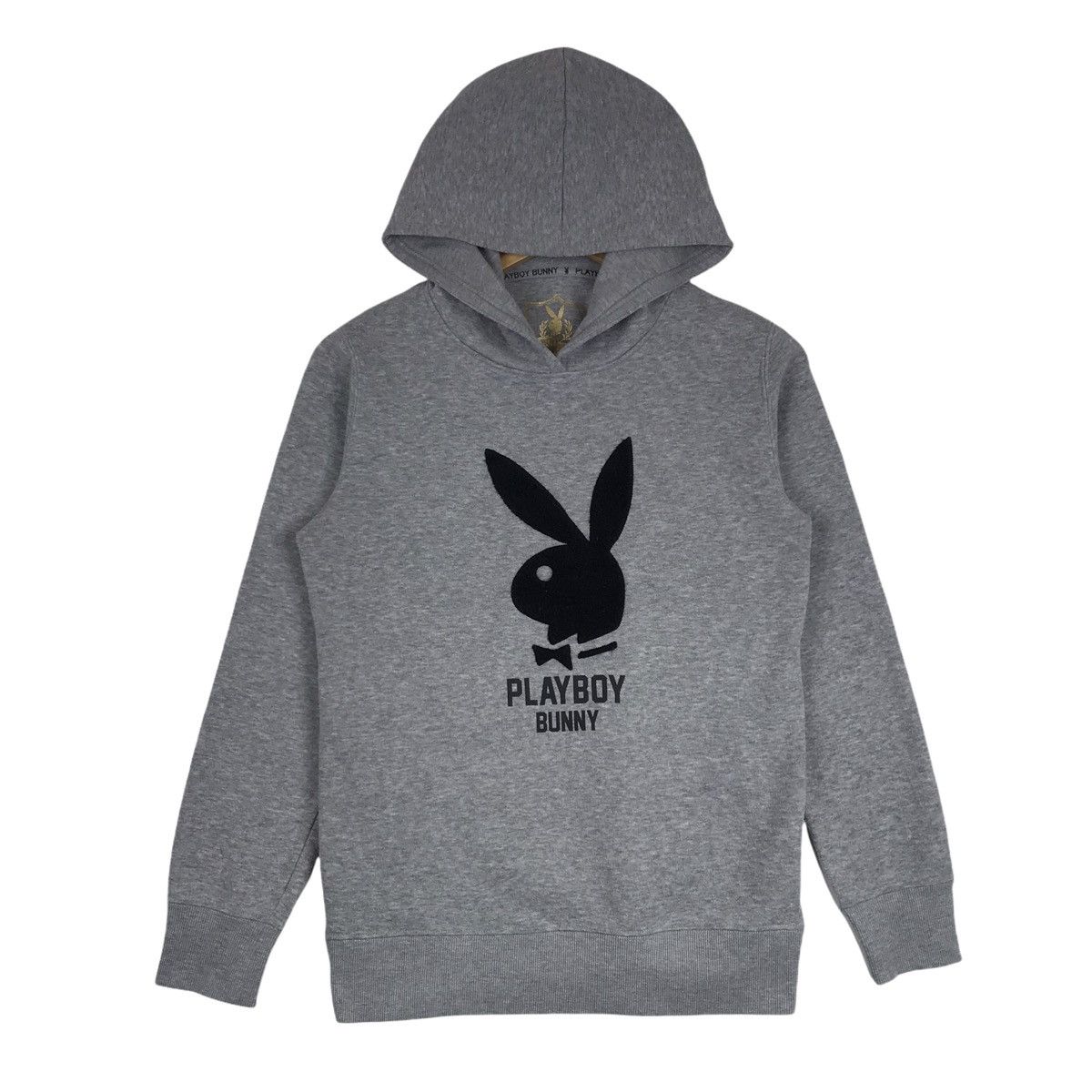 Playboy Vintage Playboy Bunny Embroidery Hoodie Pullover Sweatshirt Size US M / EU 48-50 / 2 - 1 Thumbnail