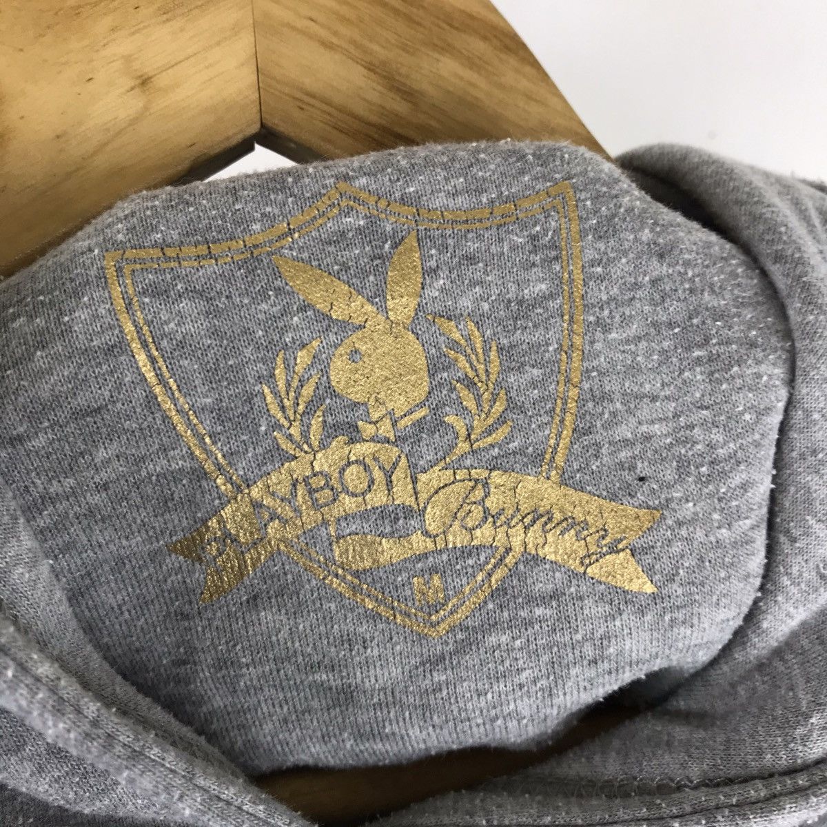 Playboy Vintage Playboy Bunny Embroidery Hoodie Pullover Sweatshirt Size US M / EU 48-50 / 2 - 7 Thumbnail