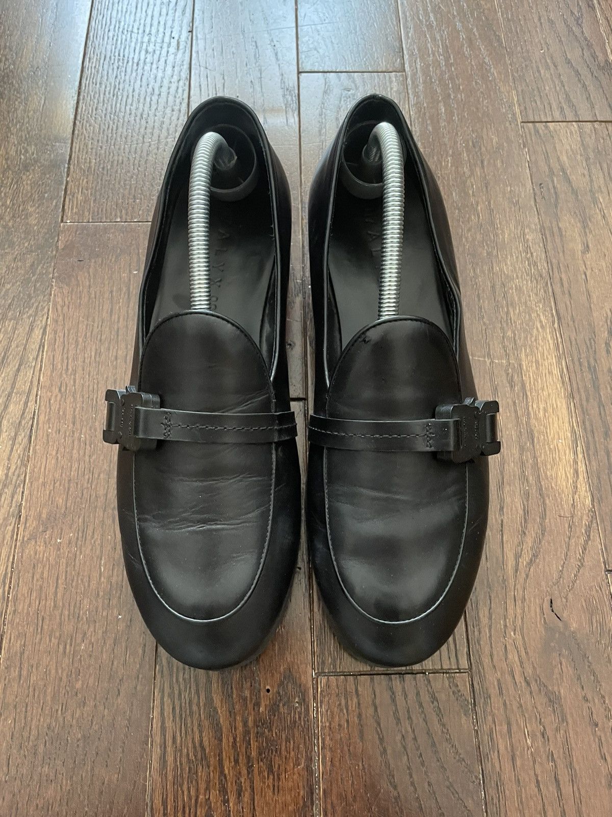 image of Alyx Buckle Saint Mark Loafer Black Leather, Men's (Size 9)