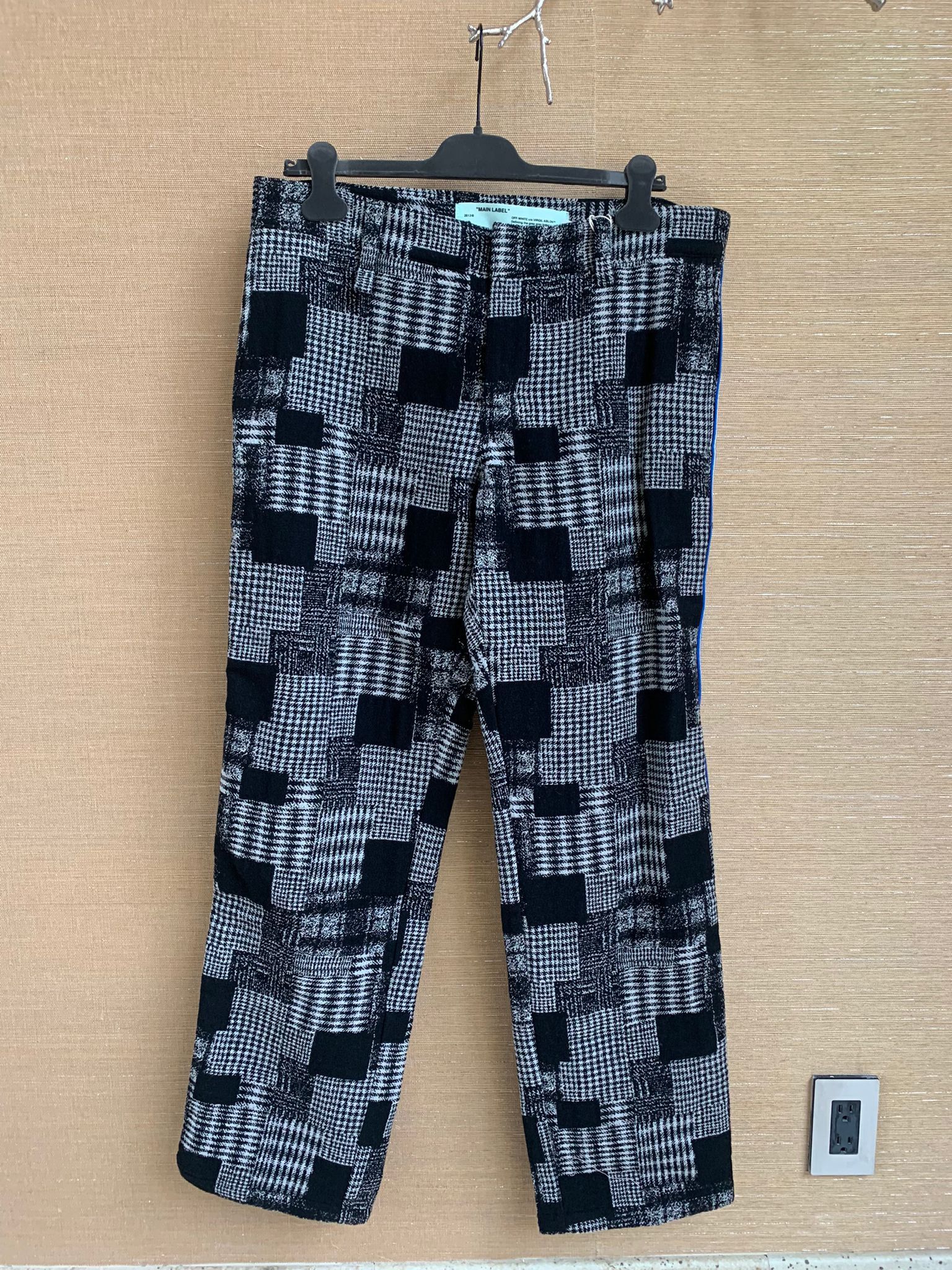 Off-White Patchwork Straight Leg Chi All Over Size US 36 / EU 52 - 3 Thumbnail