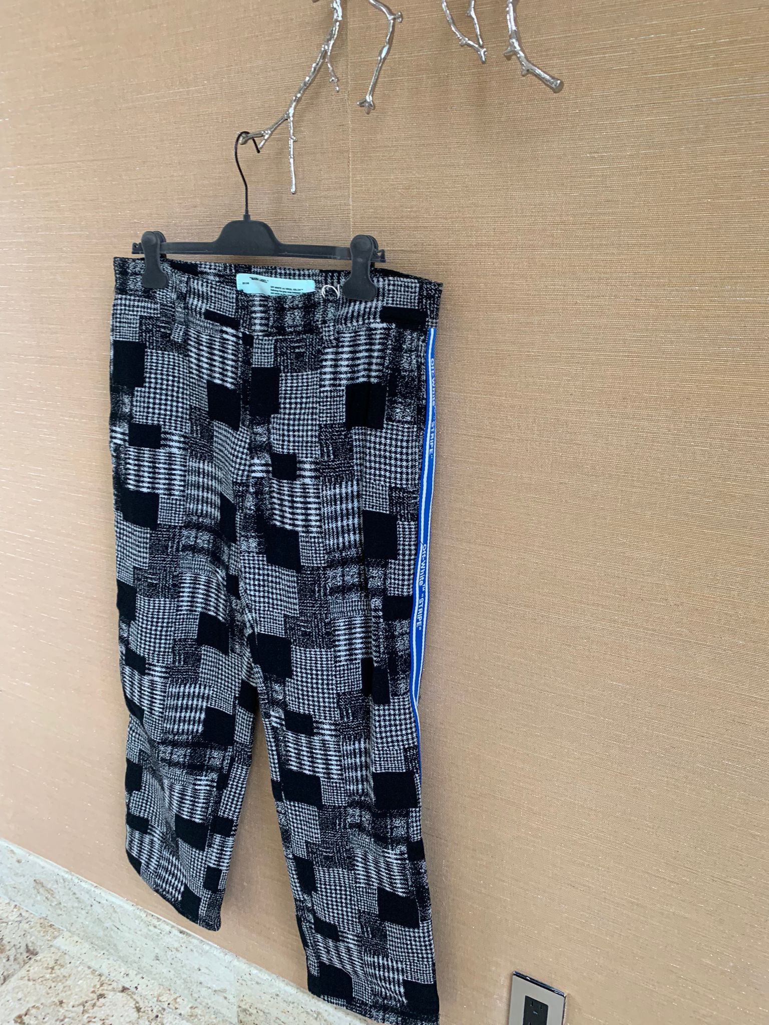 Off-White Patchwork Straight Leg Chi All Over Size US 36 / EU 52 - 2 Thumbnail