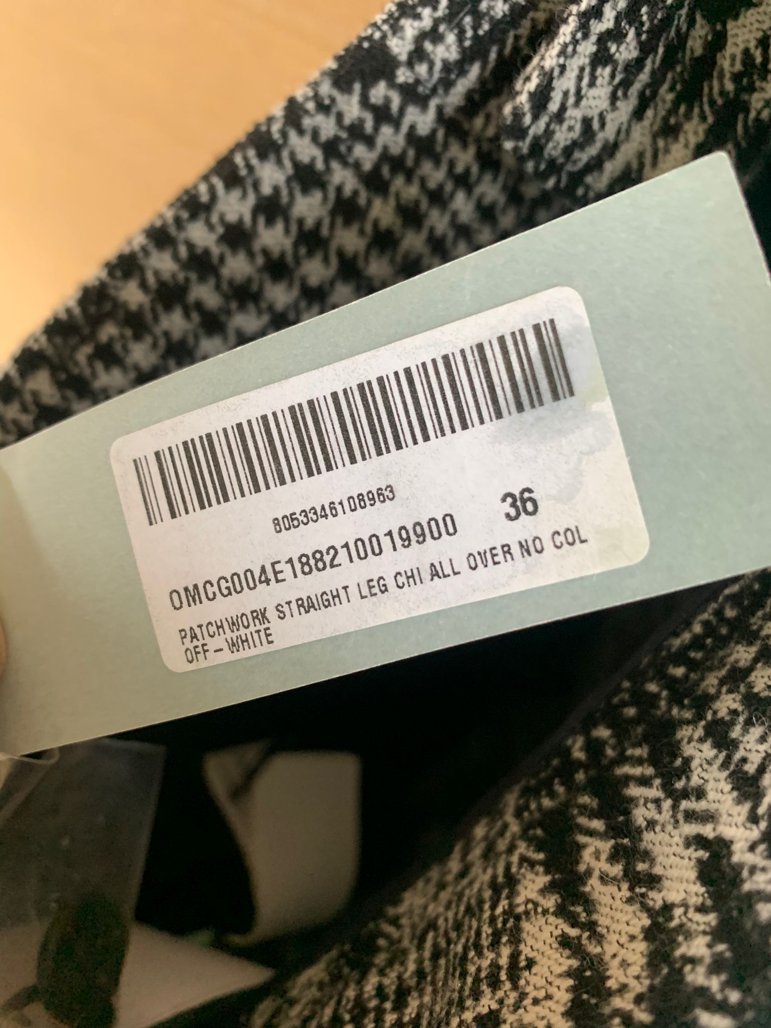 Off-White Patchwork Straight Leg Chi All Over Size US 36 / EU 52 - 7 Thumbnail