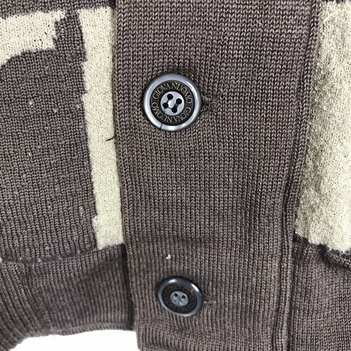 Japanese Brand Vintage Leshuron Sports Uomo Embroidery Cable Knit Jacket Size US L / EU 52-54 / 3 - 6 Thumbnail