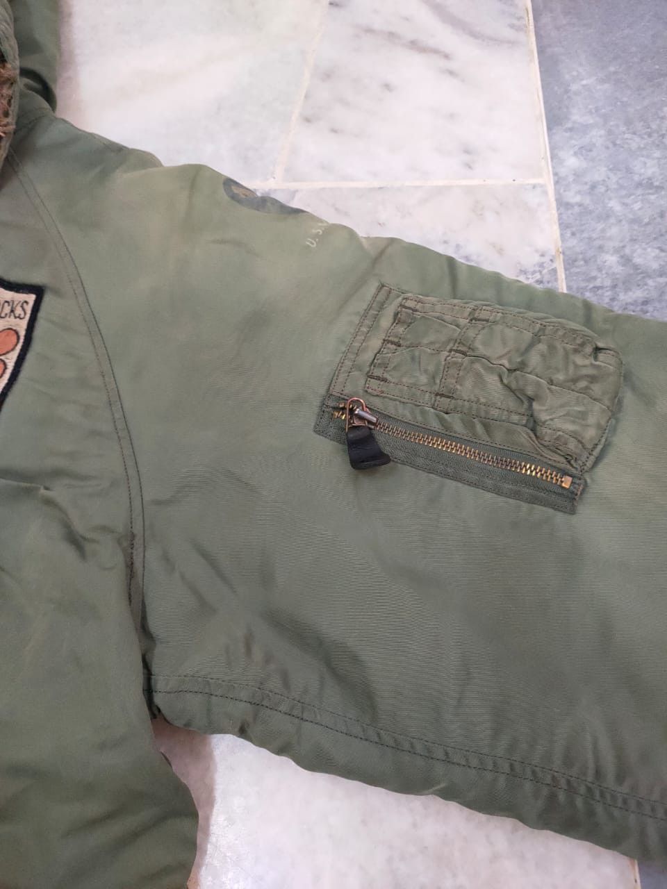 Vintage Vintage Oversize Air Force Hoodie Jacket Size US S / EU 44-46 / 1 - 9 Thumbnail