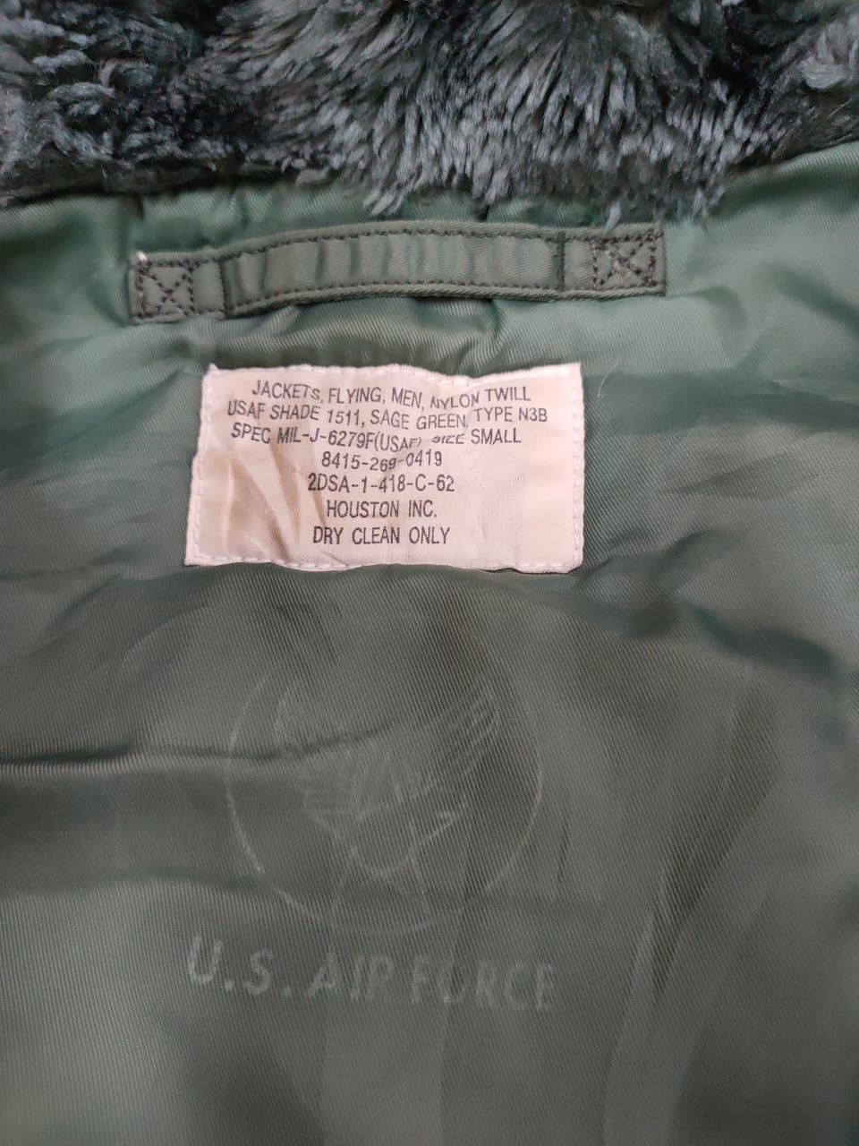 Vintage Vintage Oversize Air Force Hoodie Jacket Size US S / EU 44-46 / 1 - 11 Thumbnail