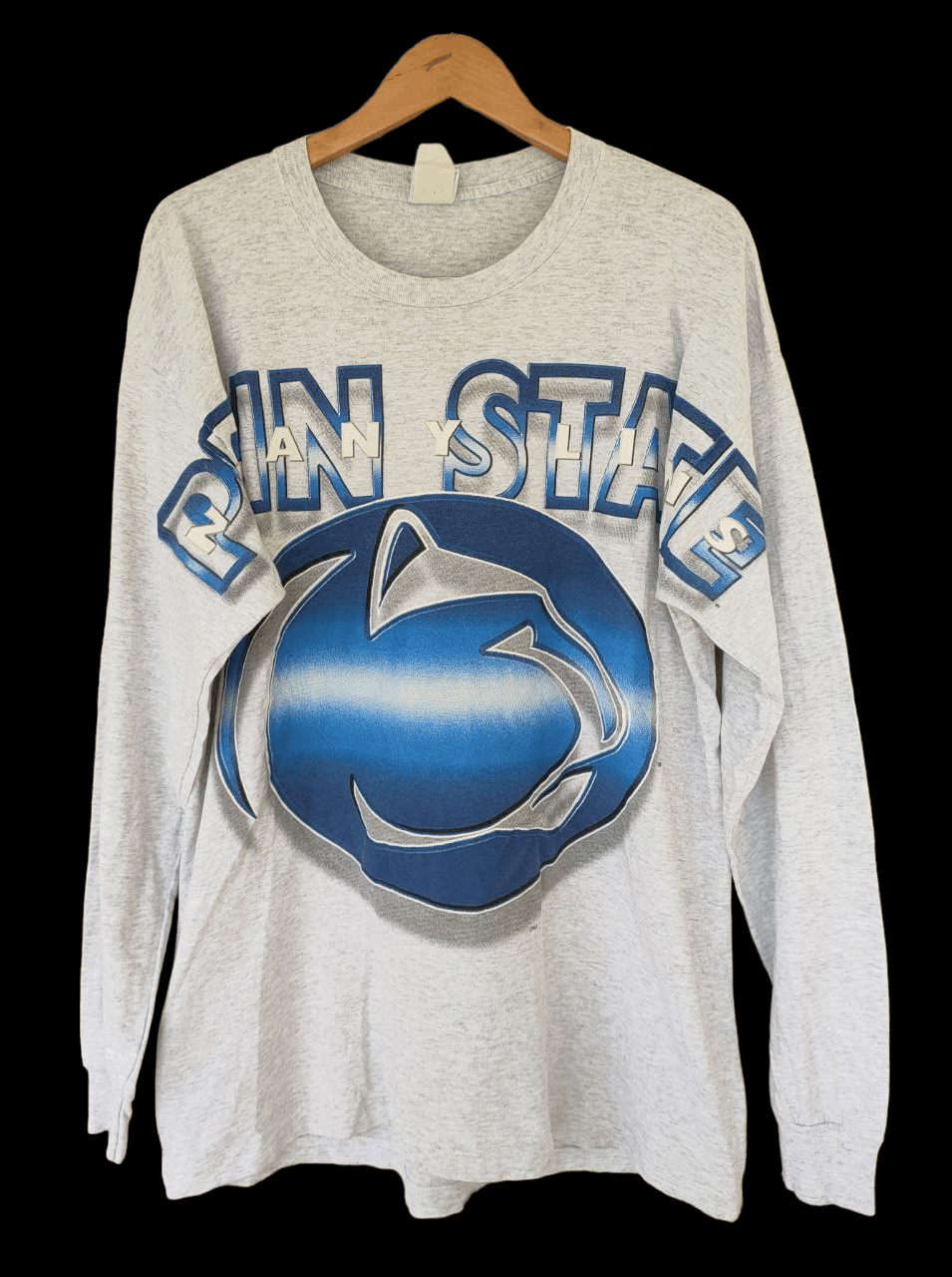image of Nfl x Vintage Penn State Football T in Grey, Men's (Size Medium)
