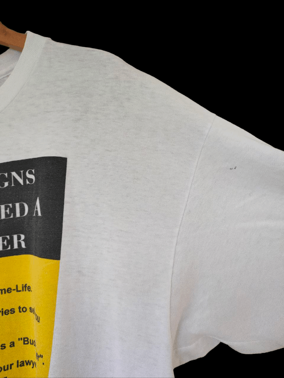 Vintage 90s Vintage Humor Wording Lawyer T Size US XL / EU 56 / 4 - 4 Thumbnail
