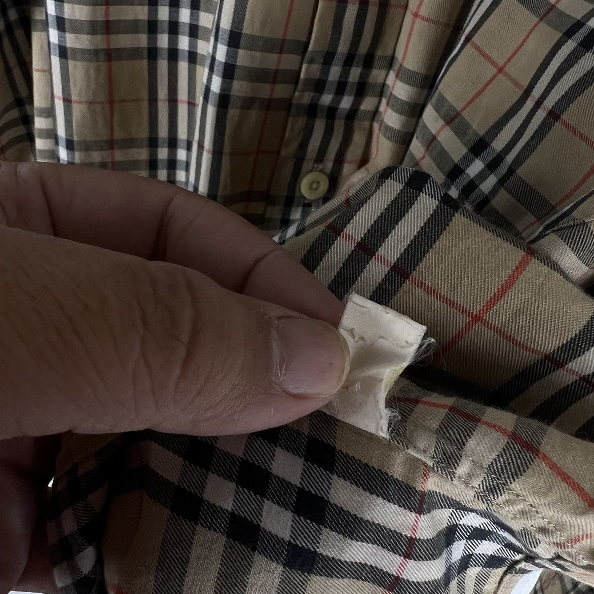 Burberry VINTAGE BURBERRYS SHIRTS BUTTON UPS NOVA CHECK Size US L / EU 52-54 / 3 - 10 Thumbnail