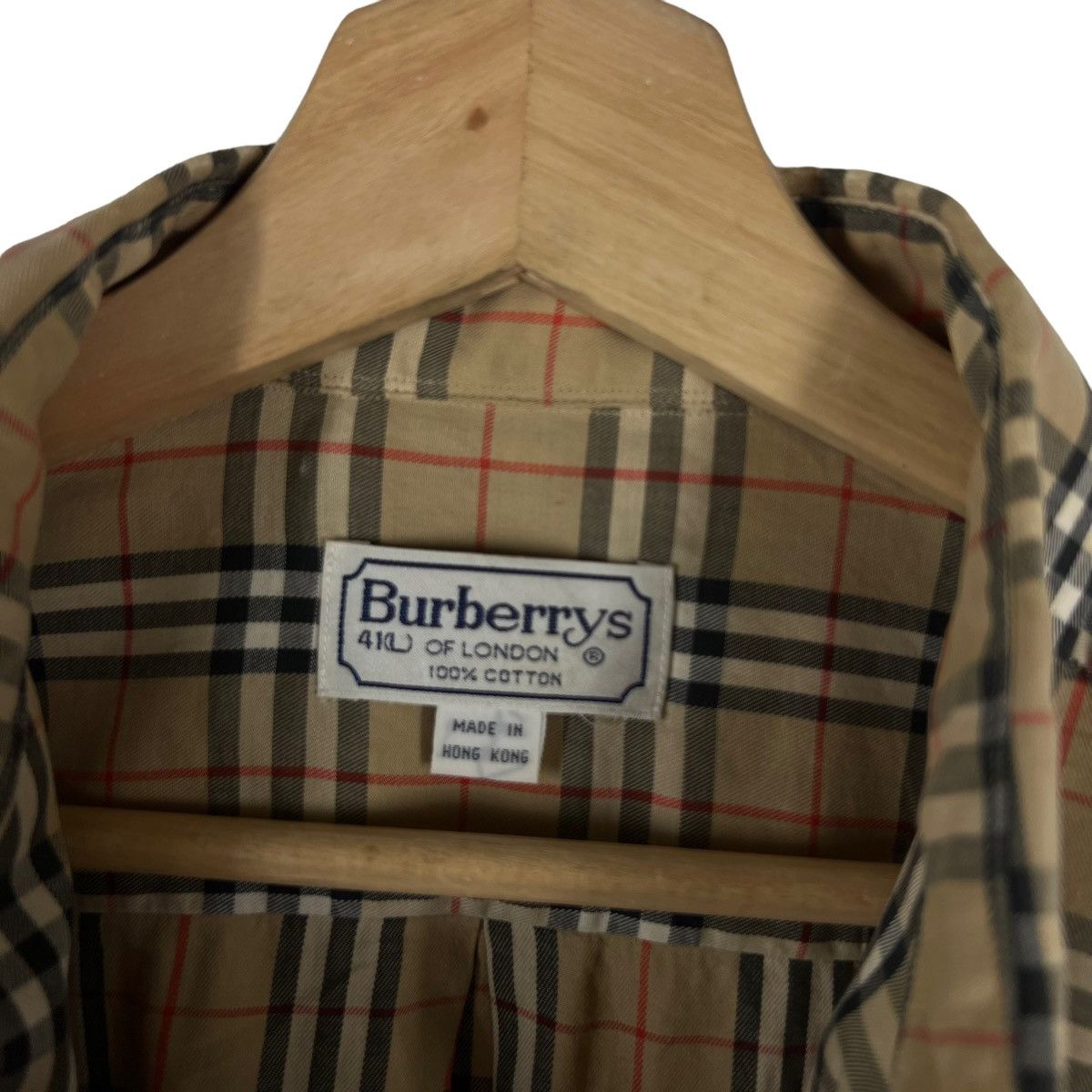 Burberry VINTAGE BURBERRYS SHIRTS BUTTON UPS NOVA CHECK Size US L / EU 52-54 / 3 - 7 Thumbnail