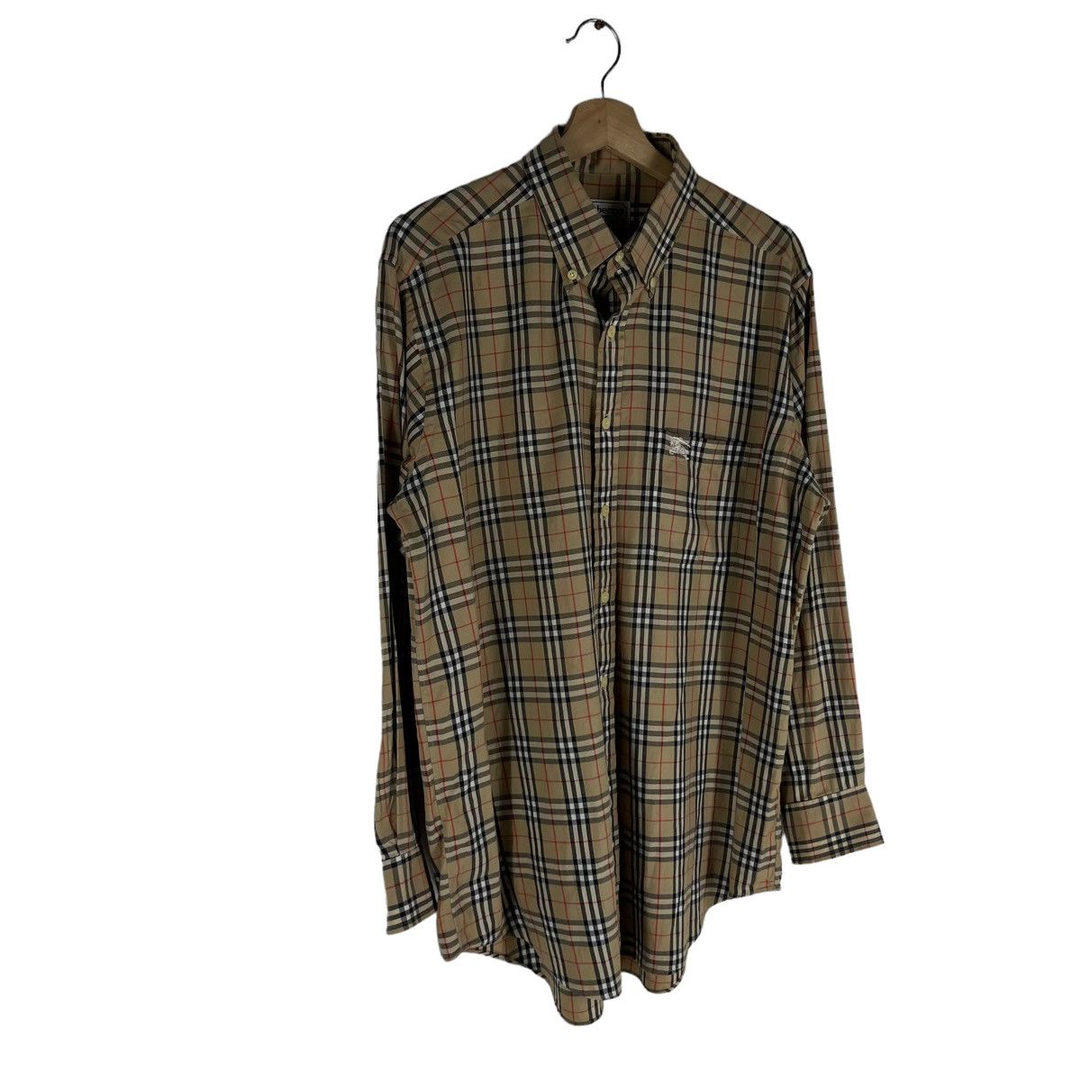 Burberry VINTAGE BURBERRYS SHIRTS BUTTON UPS NOVA CHECK Size US L / EU 52-54 / 3 - 2 Thumbnail