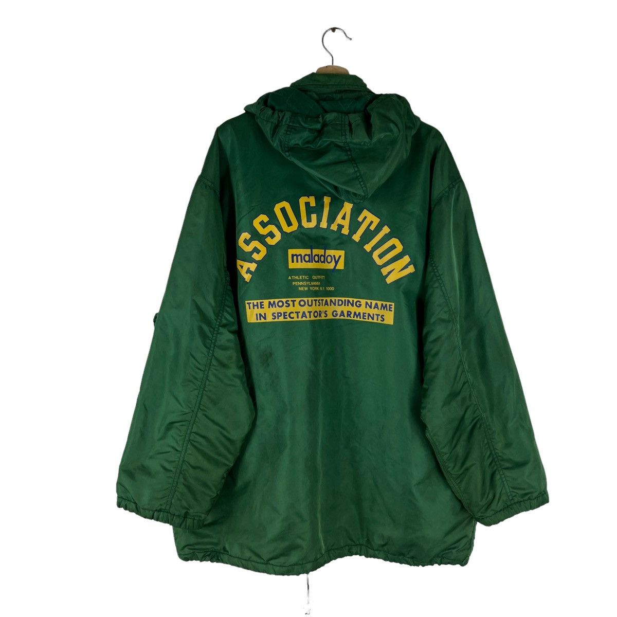 Japanese Brand VINTAGE ASSOCIATION MALADOY JACKET BIG LOGO Size US L / EU 52-54 / 3 - 6 Thumbnail