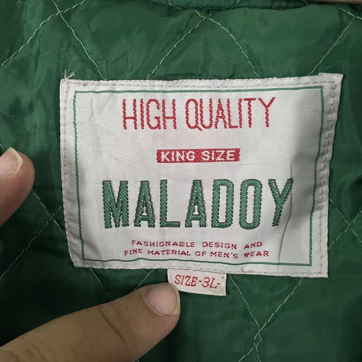 Japanese Brand VINTAGE ASSOCIATION MALADOY JACKET BIG LOGO Size US L / EU 52-54 / 3 - 8 Thumbnail