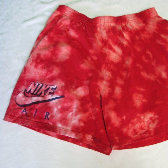Vintage Vintage Custom Tie-Dye Sweat Shorts Size US 36 / EU 52 - 1 Thumbnail