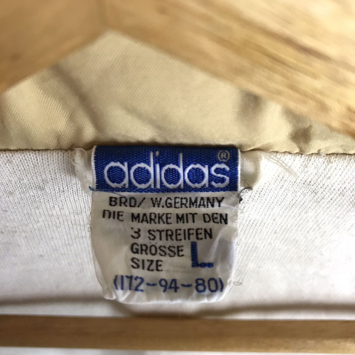 Adidas × Vintage Vintage 90s 80s Adidas West Germany Windbreaker Jacket Size US L / EU 52-54 / 3 - 7 Thumbnail