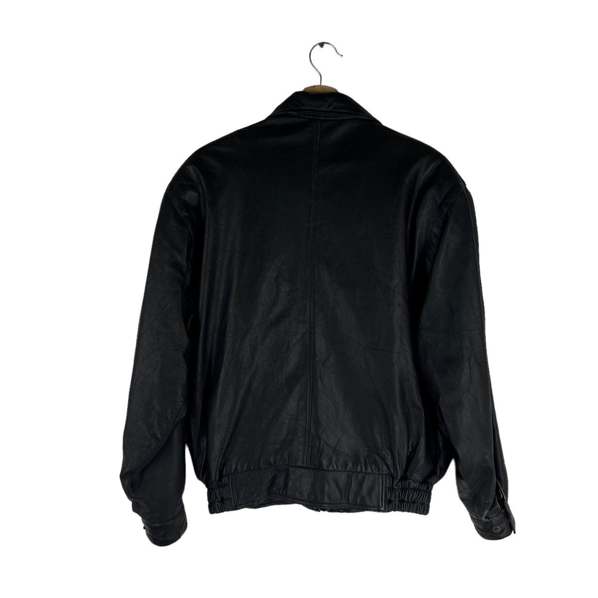 Japanese Brand VINTAGE LEATHER JACKET PARACHUTE BIKER STYLE WEAR Size US M / EU 48-50 / 2 - 5 Thumbnail