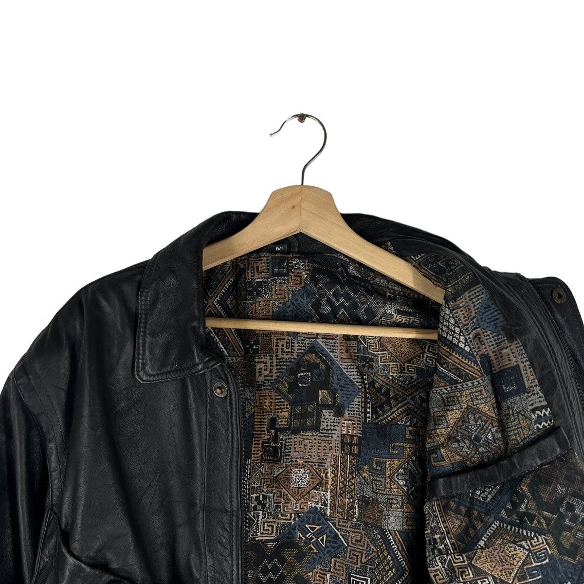 Japanese Brand VINTAGE LEATHER JACKET PARACHUTE BIKER STYLE WEAR Size US M / EU 48-50 / 2 - 8 Thumbnail