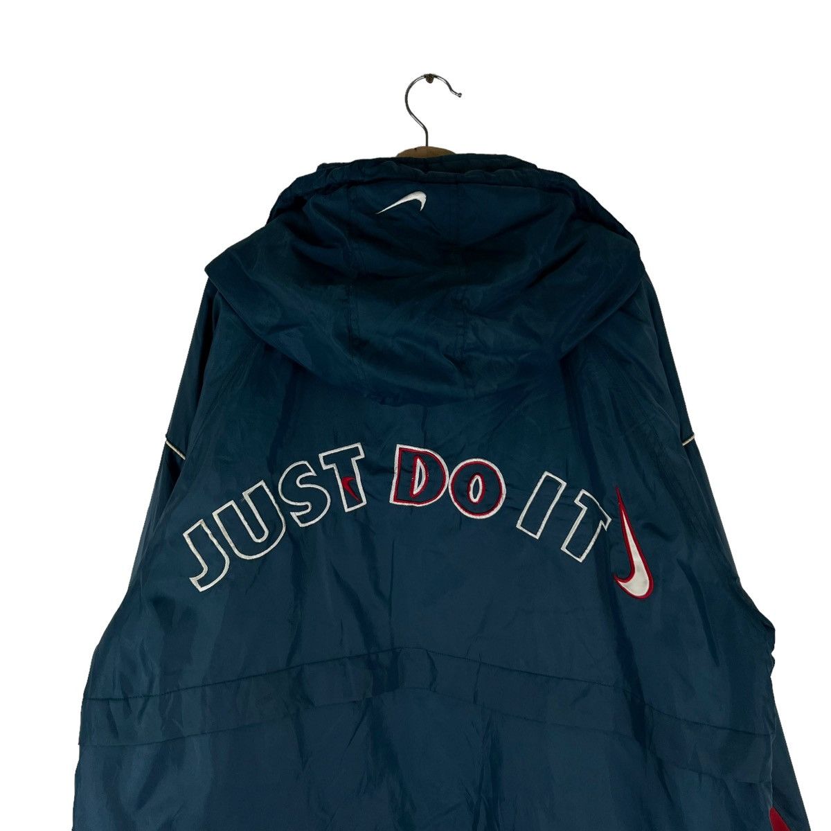 Nike VINTAGE NIKE JUST DO IT COACH JACKET BIG LOGO Size US XL / EU 56 / 4 - 8 Thumbnail