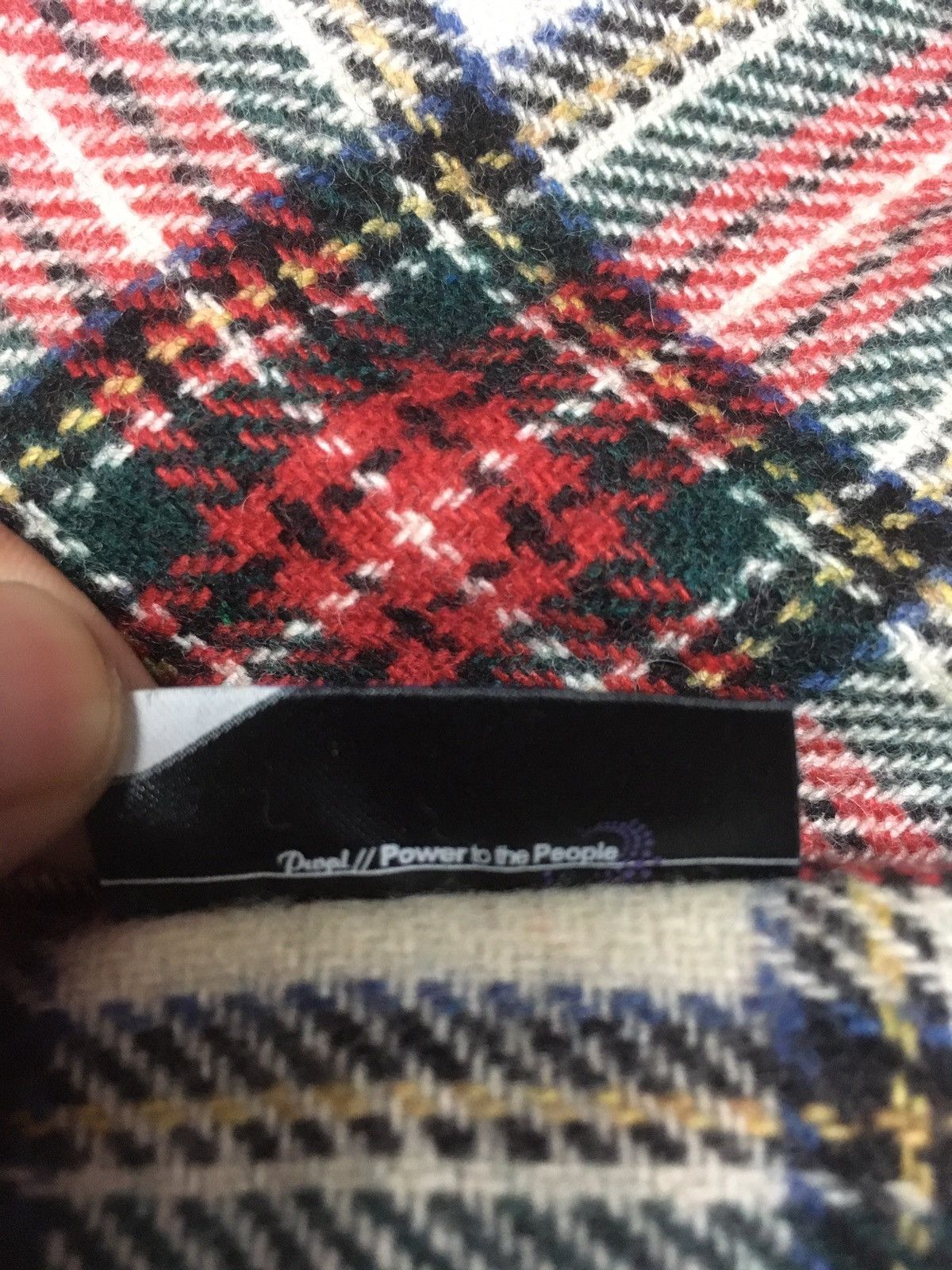 Japanese Brand × Vintage Vintage power to thepeople flannel shirt plaid cheked Size US M / EU 48-50 / 2 - 11 Thumbnail
