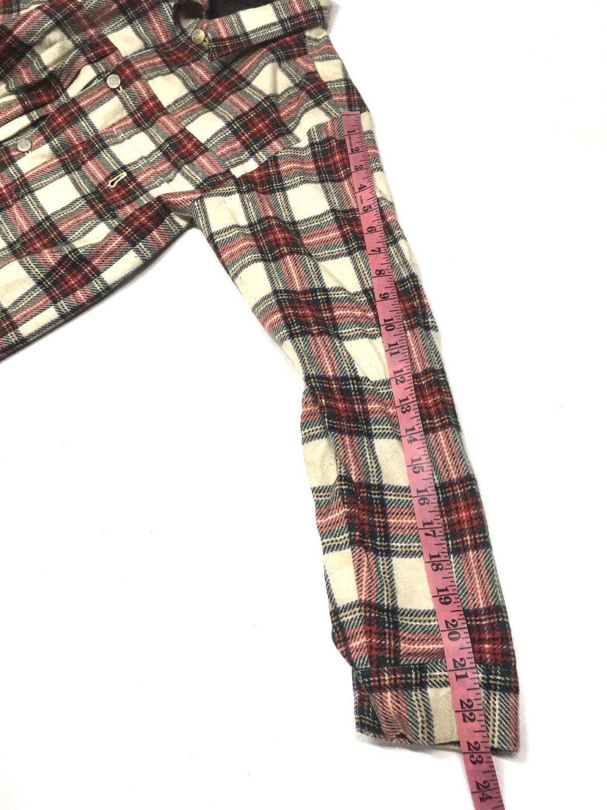 Japanese Brand × Vintage Vintage power to thepeople flannel shirt plaid cheked Size US M / EU 48-50 / 2 - 4 Thumbnail