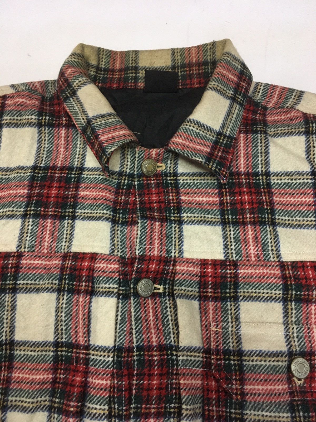 Japanese Brand × Vintage Vintage power to thepeople flannel shirt plaid cheked Size US M / EU 48-50 / 2 - 8 Thumbnail