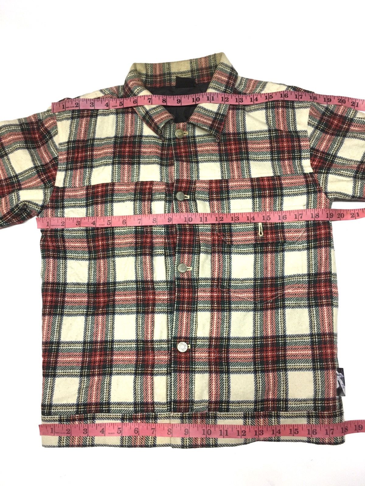 Japanese Brand × Vintage Vintage power to thepeople flannel shirt plaid cheked Size US M / EU 48-50 / 2 - 3 Thumbnail
