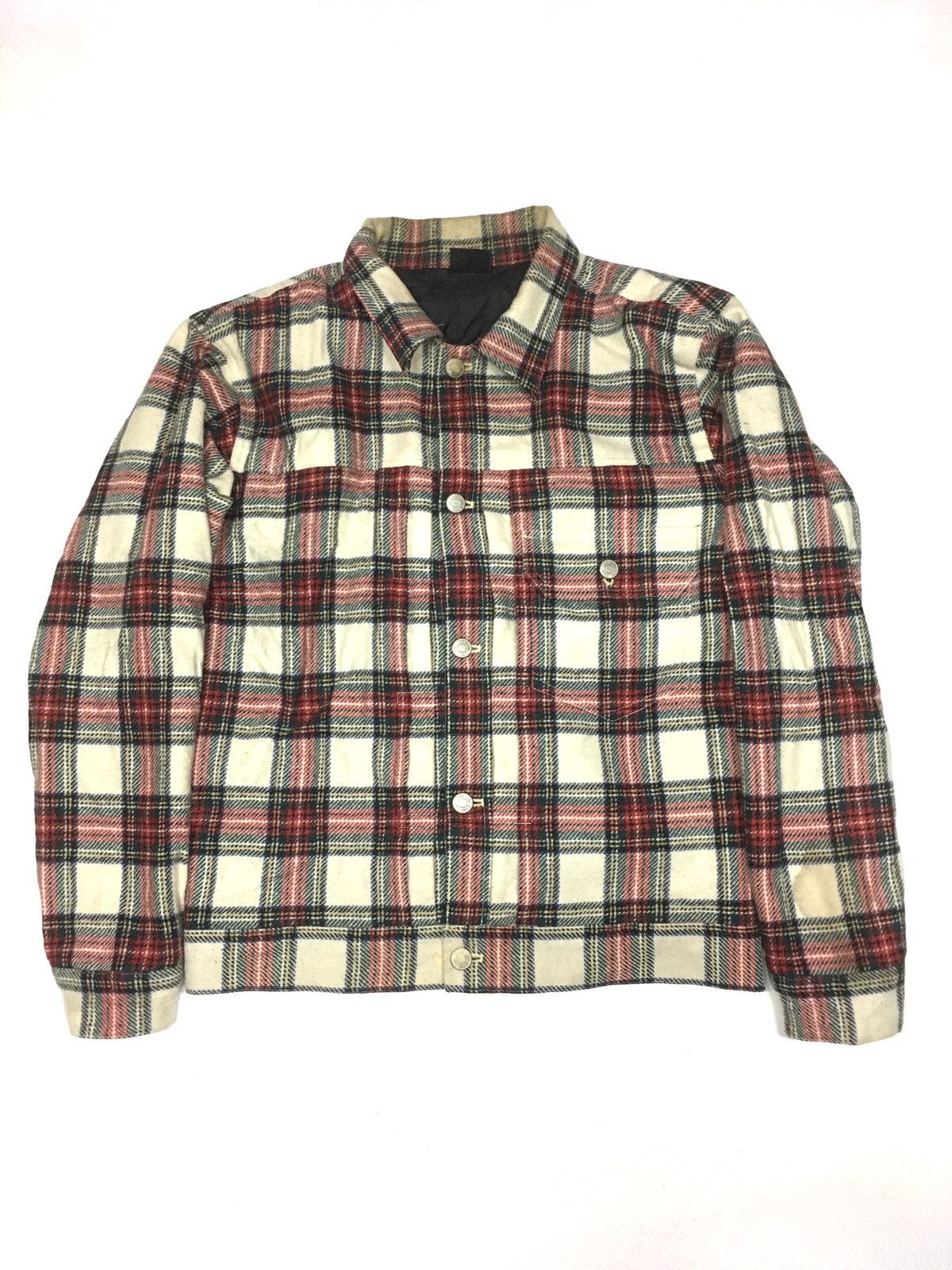 Japanese Brand × Vintage Vintage power to thepeople flannel shirt plaid cheked Size US M / EU 48-50 / 2 - 1 Thumbnail