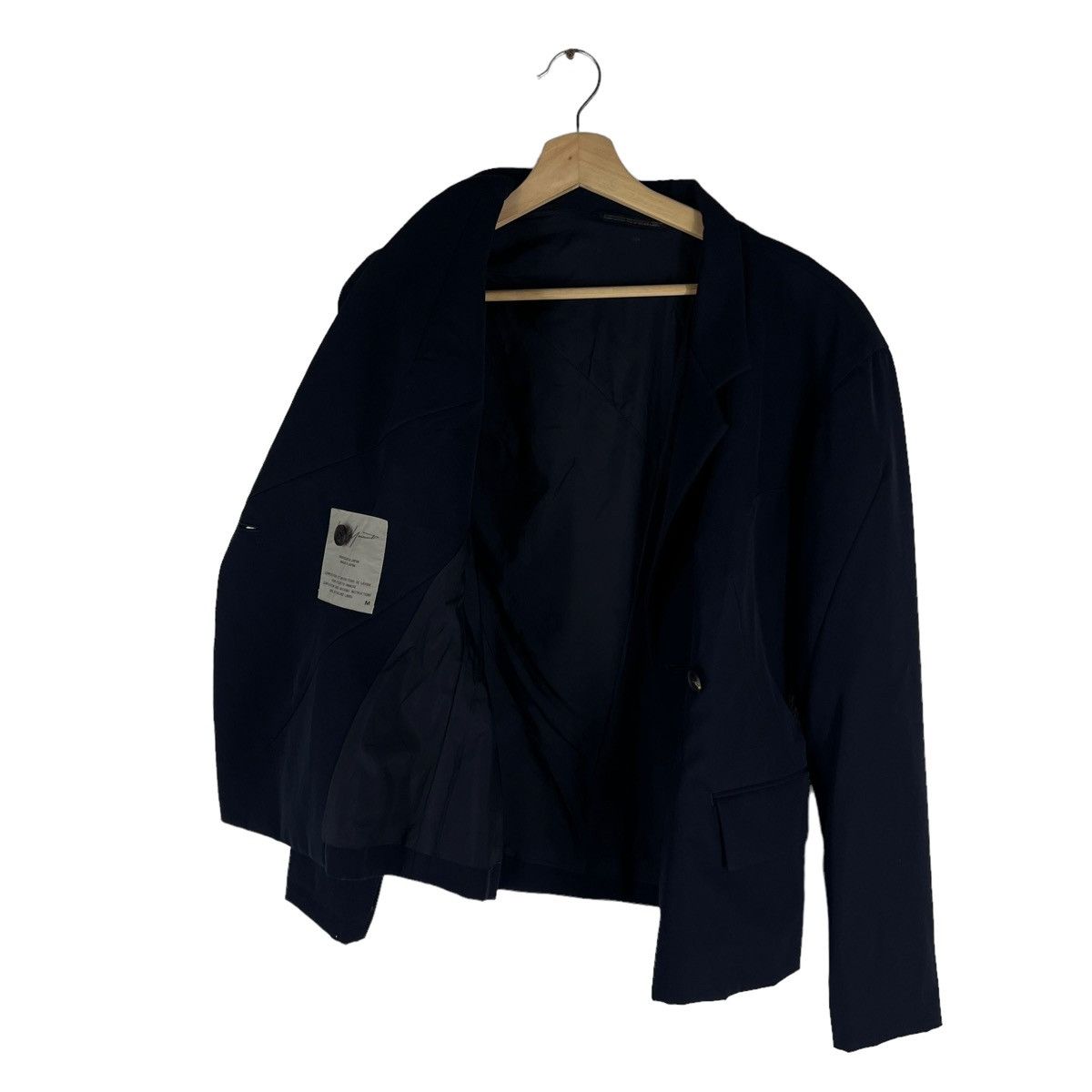 Yohji Yamamoto YOHJI YAMAMOTO SIGNATURE DOUBLE BREAST CROPPED JACKET Size M / US 6-8 / IT 42-44 - 8 Thumbnail
