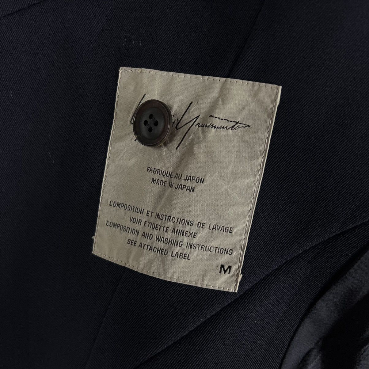 Yohji Yamamoto YOHJI YAMAMOTO SIGNATURE DOUBLE BREAST CROPPED JACKET Size M / US 6-8 / IT 42-44 - 12 Thumbnail
