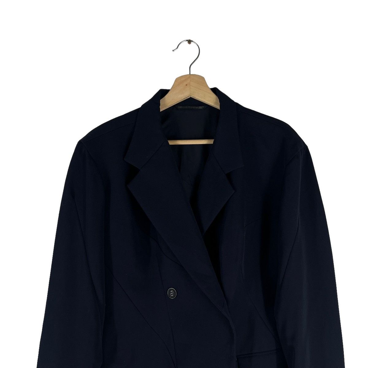 Yohji Yamamoto YOHJI YAMAMOTO SIGNATURE DOUBLE BREAST CROPPED JACKET Size M / US 6-8 / IT 42-44 - 2 Thumbnail