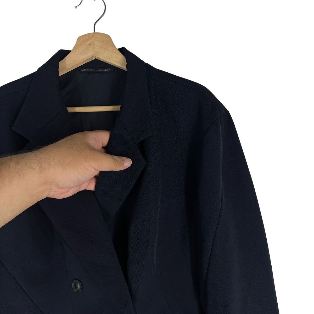 Yohji Yamamoto YOHJI YAMAMOTO SIGNATURE DOUBLE BREAST CROPPED JACKET Size M / US 6-8 / IT 42-44 - 6 Thumbnail