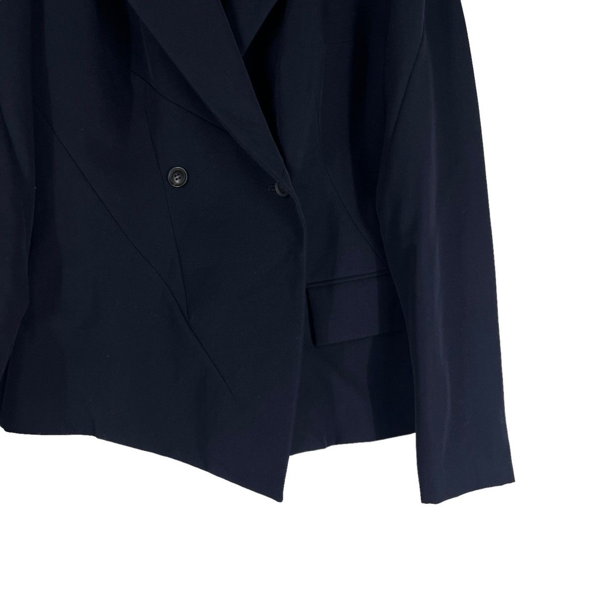 Yohji Yamamoto YOHJI YAMAMOTO SIGNATURE DOUBLE BREAST CROPPED JACKET Size M / US 6-8 / IT 42-44 - 7 Thumbnail