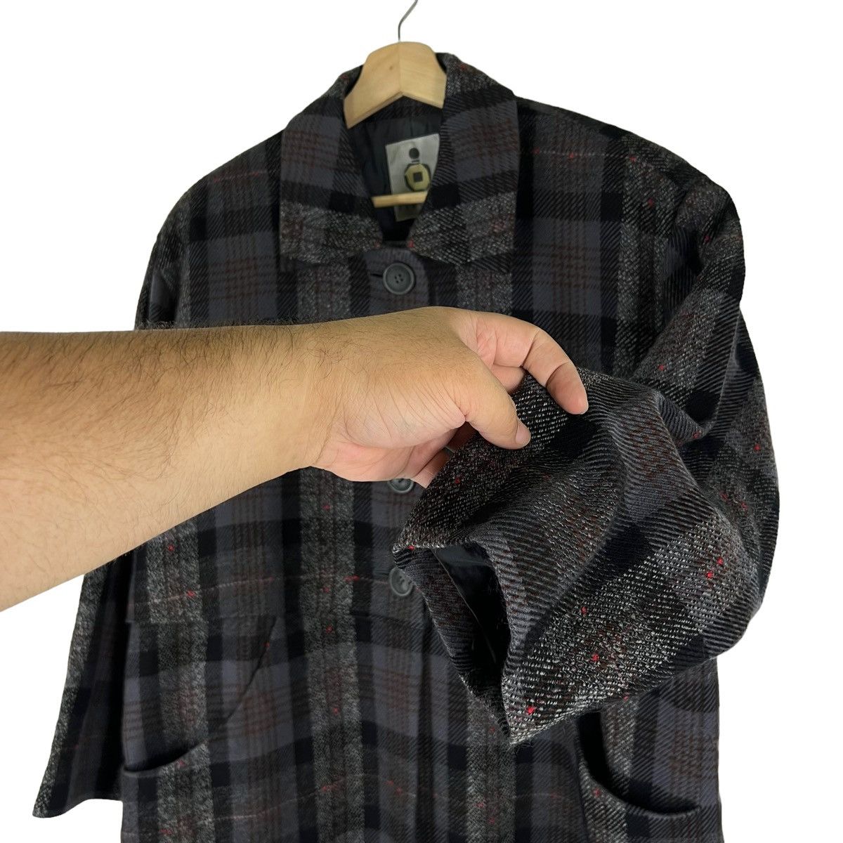 Japanese Brand VINTAGE PARIADE JAPAN MADE TARTAN DESIGN JACKET ISSEY MIYAKE Size US M / EU 48-50 / 2 - 2 Thumbnail