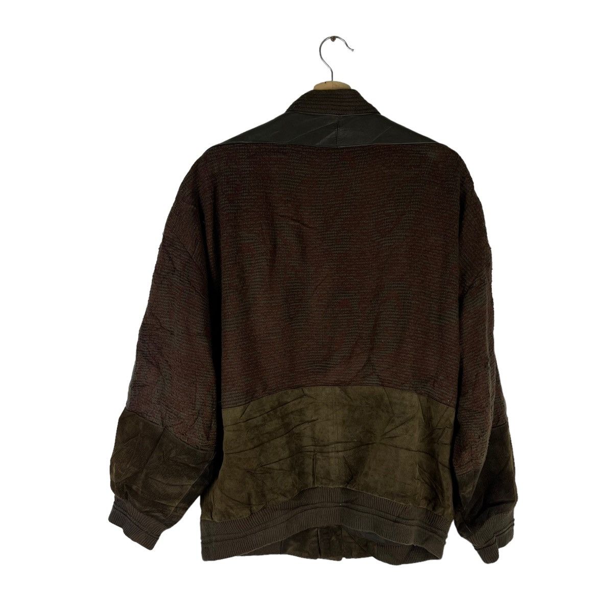 Japanese Brand VINTAGE LIBERTY CARDIGAN NAVAJO DESIGN LEATHER PARTS STYLE Size US L / EU 52-54 / 3 - 8 Thumbnail