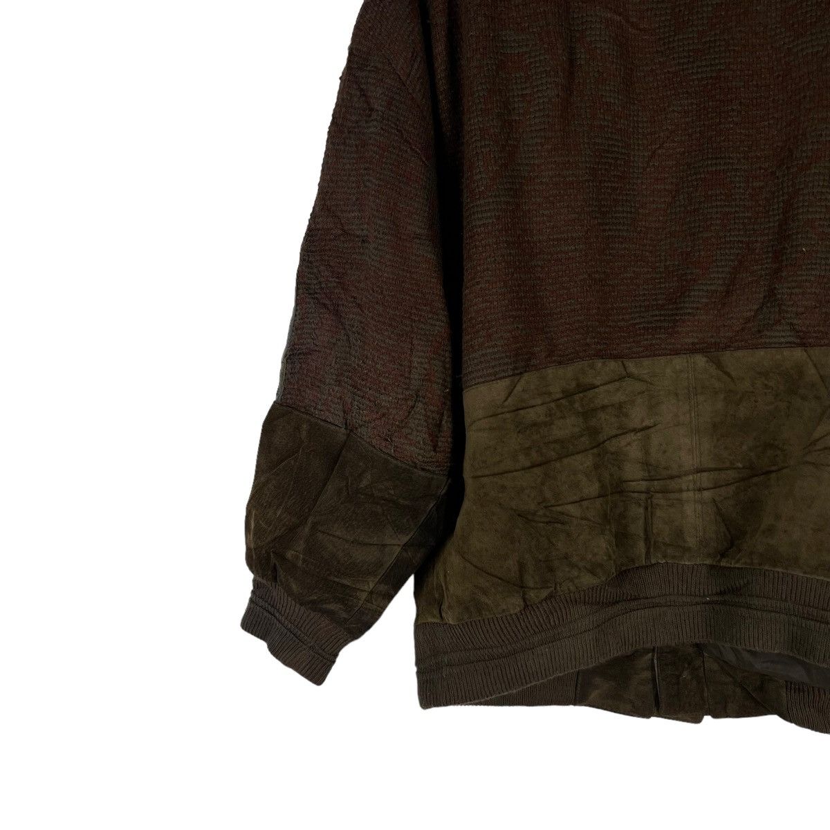 Japanese Brand VINTAGE LIBERTY CARDIGAN NAVAJO DESIGN LEATHER PARTS STYLE Size US L / EU 52-54 / 3 - 7 Thumbnail